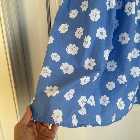 NEW With Tag Floral Cotton Sundress By Universal Thread - Picture 3 of 8